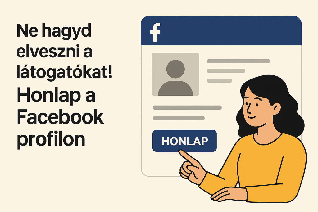 Ne hagyd elveszni a látogatókat! Honlap a Facebook profilon